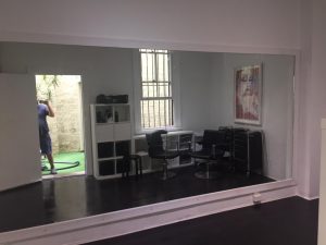 Gym mirror installation service